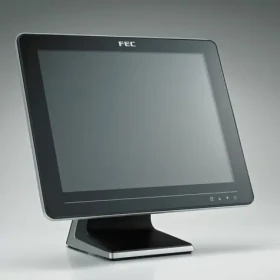 FEC AM-1015C 15 PCAP černá / Dotykový monitor pro POS / USB VGA DVI (AM-1015-PCTGG-350LED)