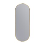 Erga Oval, oválné zrcadlo 35x90cm, zlatý rám, ERG-V01-OVAL-3590-GD