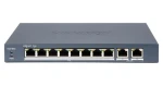 Hikvision DS-3E0310P-E/M(B) / Switch / 8x 100 Mbps PoE / 2x Gb uplink / 80W PoE budget / Super PoE (DS-3E0310P-E/M(B))