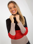 Dámská halenka RV BZ 8465 1.93P Mix barev - FPrice černá-červená-hnědá one size