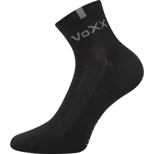 VOXX Ponožky sportovní bavlněné FREDY černé (3 páry) 43-46 101040