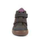 Chlapecké celoroční kotníkové barefoot boty UP HILL TEX DARK GRAY Froddo G3110281-14 - 35