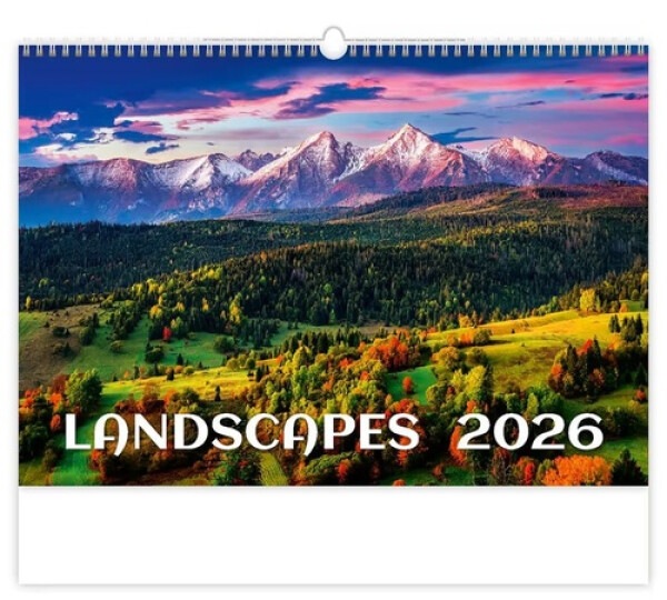 Kalendář nástěnný 2026 - Landscapes