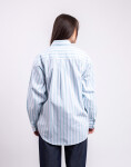 Carhartt WIP W' L/S Royce Shirt Royce Stripe, Icaria/White S