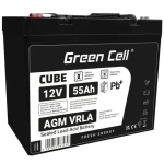 Green Cell bezúdržbová baterie AGM VRLA 12V 55Ah / pro sekačky | lodě | invalidní vozíky a koloběžky (AGM49)