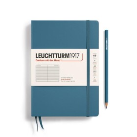 Leuchtturm1917 Zápisník Stone Blue Medium A5 linkovaný