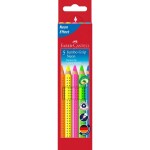 Faber - Castell Pastelky trojhranné Jumbo Grip - Neon 5 ks