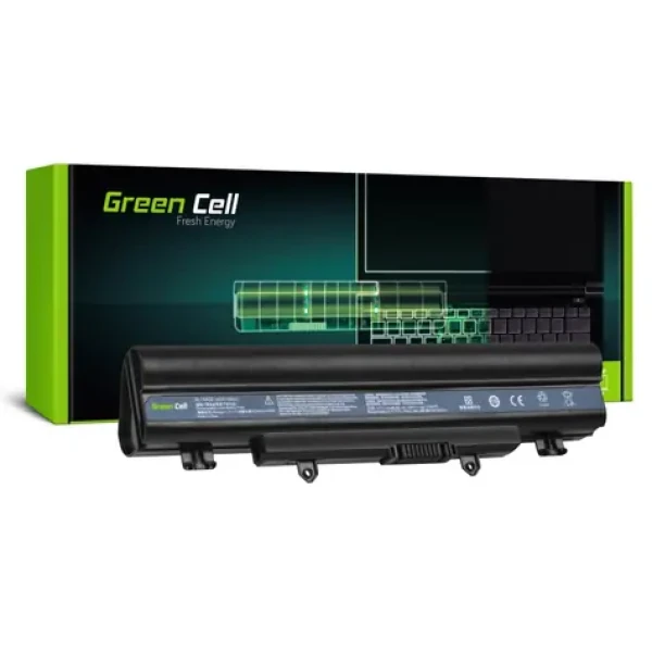 Green Cell baterie pro Acer Aspire E14 E15 E5-511 E5-521 E5-551 E5-571 (bottom) / 11.1V / 4400mAh (AC44D)