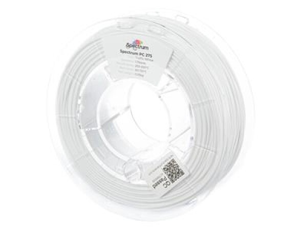 Filament Spectrum PC 275 1,75 mm TRAFFIC WHITE 0,25 kg
