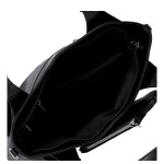 Stylová dámská koženková kabelka na rameno Lucida, černá