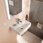 HANSGROHE - Xanuia Q Umývátko 45x34 cm, s přepade, otvor pro baterii, bílá 60130450