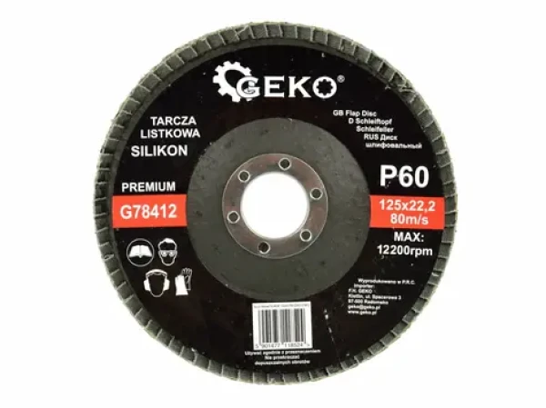 GEKO G78412 / Lamelový kotouč / 125 x 22.2 mm / P60 (G78412)