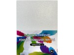 Pěnovka třpytivá A4, tl. ca 2mm - bílá, 10ks