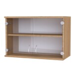 Nábytek Mikulík Skříň horní závěs. se sklem - program sektor č.12 (hl. 34,5 cm) Rozměry: (š x h x v): 60 x 34,5 x 60 cm