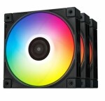 DEEPCOOL FC120 3-in-1 černá / Sada 3 kusy / 120mm / 61.91 CFM / 28dB @ 1800 RPM / RGB (R-FC120-BAMN3-G-1)