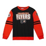 Mitchell & Ness Pánská mikina Philadelphia Flyers NHL All Over Crew Fleece Velikost: S