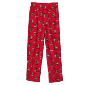 Outerstuff Dětské pyžamové kalhoty Ottawa Senators NHL Team Colored Printed Pant Velikost: Dětské S (6 - 8 let)