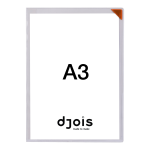 Djois samolepicí kapsa - Kang Easy Clic, A3, nepermanentní, transparentní, 2 ks