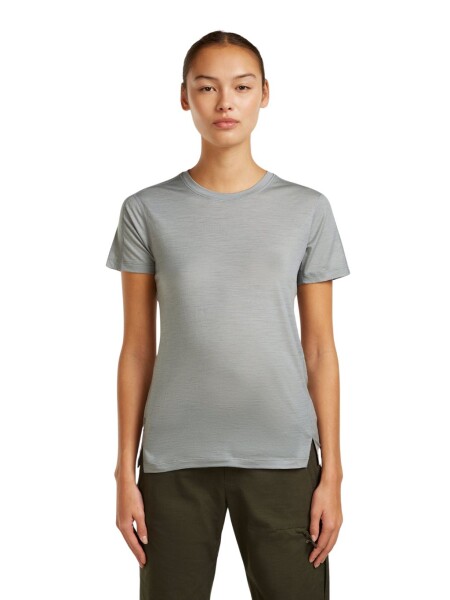 Dámské merino triko krátký rukáv ICEBREAKER Wmns Merino 150 Ace SS Tee, Proto Grey velikost: XS