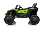 Mamido Elektrické autíčko Buggy Maverick Can-Am 4x200W 24V LCD MP4 zelené lakované