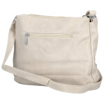 Módní dámská koženková crossbody kabelka Josefina, krémová