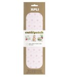APLI Cut&Patch papír 30 x 50 cm - Hvězdičky růžový pastel 3 ks