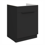 Spodní skříňka pod dřez Aria 60 ZL 1S BB - Premium Box Barva korpusu: Bílá, Barva dvířek: GR - Graphite AFM