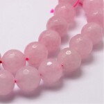 Přírodní růženín - broušený - ∅ 4 mm - 1 ks
