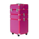 Aptel CA19E Kosmetický kufřík na kolečkách 3v1 61X36X25cm červená