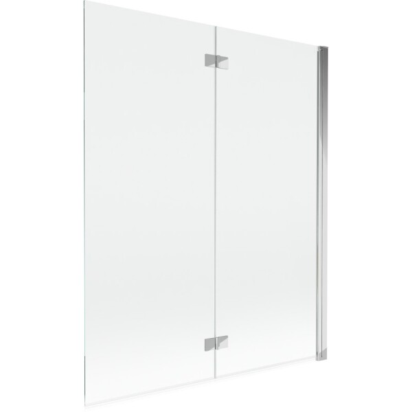 MEXEN - MIST vanová zástěna 140x150 cm 6mm 2-s, chrom, čirá, pravá 8A9-140-002-01-00-P