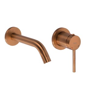 REA - Podomítková umyvadlová baterie Clif Brush Copper REA-B5842