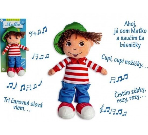Bábika chalan Maťko handrová plyš