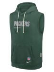 Nike Pánská mikina Green Bay Packers NFL 2026 Sideline Standard Issue Sleeveless Hoodie Velikost: 2XL