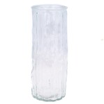 Skleněná váza čirá 24.9cm