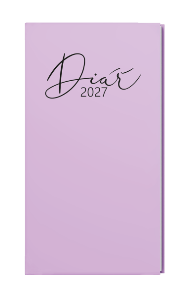 Týdenní diář 2027 Baloušek Jakub Pastel kapesní fialová
