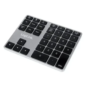 Rozbaleno - LogiLink ID0187 stříbrná / Numerická klávesnice / membránová / Bluetooth / rozbaleno (ID0187.rozbaleno)