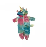 PLEJO Overal pro panenku jednorožec 40 - 43 cm