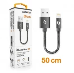 Aligator Premium datový kabel Lightning 0,5 m