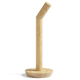 HAY Dřevěný stojan na papírové utěrky Porter Oiled Oak, přírodní barva, dřevo