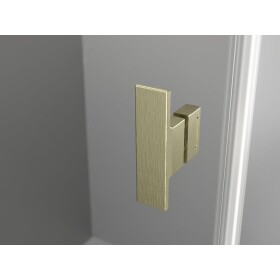 MEXEN/S - Mist T sprchový kout dveře křídlové 120 x 90, transparent, zlato kartáčovaná 8A4T-120-090-55-00