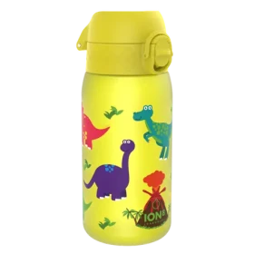 Ion8 Leak Proof Dětská láhev Dinosaur žlutá 350 ml (619098089813)
