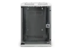 Digitus DN-1019 / Nástěnný rozvaděč / 10"/19" kombi / 10U / 350x550x350 mm / skleněné dveře (DN-1019)