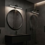 Koupelnové nástěnné LED svítidlo SWE050-1W 60 cm Black OSW-20150