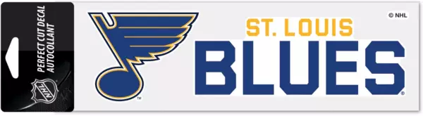 Wincraft Samolepka St. Louis Blues NHL Logo Text Decal% 1 ks