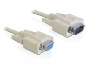 Delock kabel RS-232 sériový Sub-D9 samec - Sub-D9 samice / 2 m (84064)