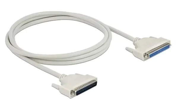 Delock D-Sub 37 / Sériový kabel / samec – samice / 2 m / béžová (86883)