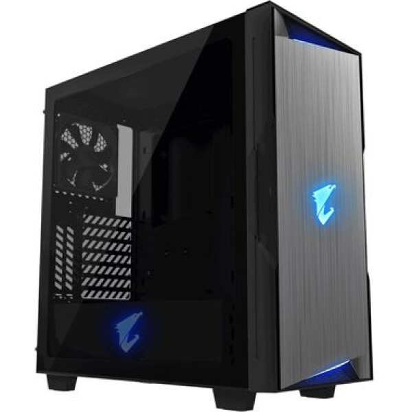 GIGABYTE AORUS C300 Glass černá / ATX / 2xUSB 3.0 + 1xUSB-C / 2x120mm / bez zdroje / průhledná bočnice (GB-AC300G)