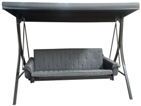 ROJA MADRID zahradní houpačka kovová - šedá