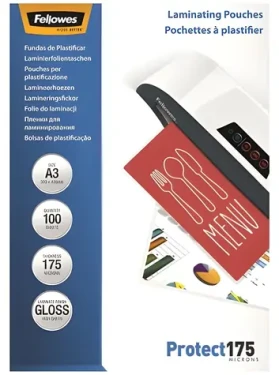 Fellowes Laminovací fólie A3 lesklá 175 mic / Laminovací fólie / 100 ks (5308803)