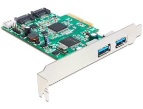 Delock PCI Express Karta 2 x externí USB 3.0, 2 x interní SATA 6 Gb/s (89359-D)